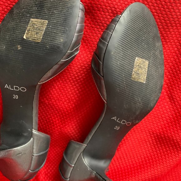 .ALDO kitten heel Women's Peep Toe Slip On - Picture 9 of 13